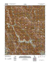 Gilroy Hot Springs California Historical topographic map, 1:24000 scale, 7.5 X 7.5 Minute, Year 2012