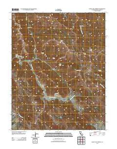 Gilroy Hot Springs California Historical topographic map, 1:24000 scale, 7.5 X 7.5 Minute, Year 2012