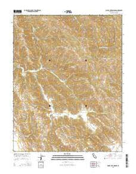 Gilroy Hot Springs California Current topographic map, 1:24000 scale, 7.5 X 7.5 Minute, Year 2015