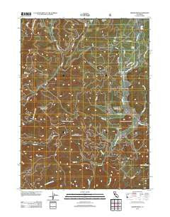 Girard Ridge California Historical topographic map, 1:24000 scale, 7.5 X 7.5 Minute, Year 2012