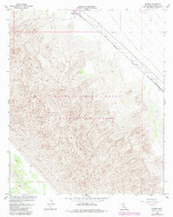 Glamis California Historical topographic map, 1:24000 scale, 7.5 X 7.5 Minute, Year 1955