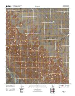Glamis California Historical topographic map, 1:24000 scale, 7.5 X 7.5 Minute, Year 2012