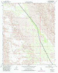 Glamis NW California Historical topographic map, 1:24000 scale, 7.5 X 7.5 Minute, Year 1954