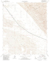 Glamis SE California Historical topographic map, 1:24000 scale, 7.5 X 7.5 Minute, Year 1954