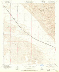 Glamis SE California Historical topographic map, 1:24000 scale, 7.5 X 7.5 Minute, Year 1954