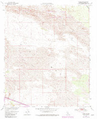 Glamis SW California Historical topographic map, 1:24000 scale, 7.5 X 7.5 Minute, Year 1954