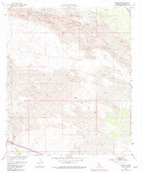 Glamis SW California Historical topographic map, 1:24000 scale, 7.5 X 7.5 Minute, Year 1954