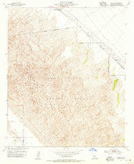 Glamis California Historical topographic map, 1:24000 scale, 7.5 X 7.5 Minute, Year 1955