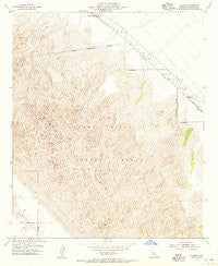 Glamis California Historical topographic map, 1:24000 scale, 7.5 X 7.5 Minute, Year 1955