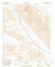 Glamis California Historical topographic map, 1:62500 scale, 15 X 15 Minute, Year 1955