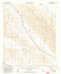 Glamis California Historical topographic map, 1:62500 scale, 15 X 15 Minute, Year 1955
