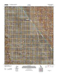 Glamis NW California Historical topographic map, 1:24000 scale, 7.5 X 7.5 Minute, Year 2012