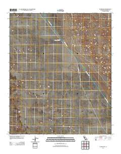 Glamis NW California Historical topographic map, 1:24000 scale, 7.5 X 7.5 Minute, Year 2012