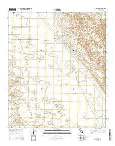 Glamis NW California Current topographic map, 1:24000 scale, 7.5 X 7.5 Minute, Year 2015