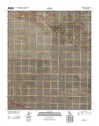 Glamis SW California Historical topographic map, 1:24000 scale, 7.5 X 7.5 Minute, Year 2012