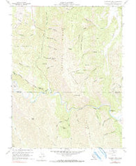 Glascock Mtn California Historical topographic map, 1:24000 scale, 7.5 X 7.5 Minute, Year 1958