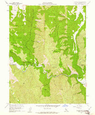 Glascock Mtn California Historical topographic map, 1:24000 scale, 7.5 X 7.5 Minute, Year 1958