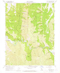 Glascock Mtn California Historical topographic map, 1:24000 scale, 7.5 X 7.5 Minute, Year 1958