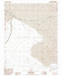 Glasgow California Historical topographic map, 1:24000 scale, 7.5 X 7.5 Minute, Year 1985