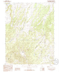 Glass Mountain California Historical topographic map, 1:24000 scale, 7.5 X 7.5 Minute, Year 1986