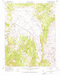 Glass Mountain California Historical topographic map, 1:62500 scale, 15 X 15 Minute, Year 1962