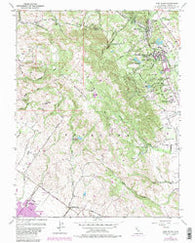 Glen Ellen California Historical topographic map, 1:24000 scale, 7.5 X 7.5 Minute, Year 1954