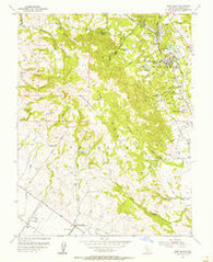 Glen Ellen California Historical topographic map, 1:24000 scale, 7.5 X 7.5 Minute, Year 1954