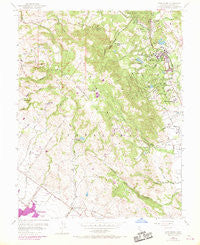 Glen Ellen California Historical topographic map, 1:24000 scale, 7.5 X 7.5 Minute, Year 1954