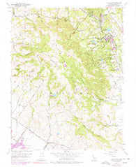 Glen Ellen California Historical topographic map, 1:24000 scale, 7.5 X 7.5 Minute, Year 1954