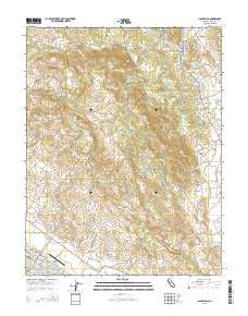 Glen Ellen California Current topographic map, 1:24000 scale, 7.5 X 7.5 Minute, Year 2015
