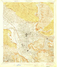 Glendale California Historical topographic map, 1:24000 scale, 7.5 X 7.5 Minute, Year 1928