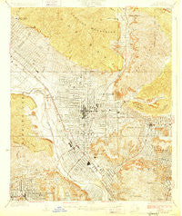 Glendale California Historical topographic map, 1:24000 scale, 7.5 X 7.5 Minute, Year 1928