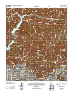 Glendora California Historical topographic map, 1:24000 scale, 7.5 X 7.5 Minute, Year 2012