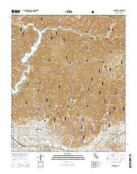 Glendora California Current topographic map, 1:24000 scale, 7.5 X 7.5 Minute, Year 2015