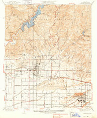 Glendora California Historical topographic map, 1:24000 scale, 7.5 X 7.5 Minute, Year 1939