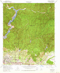 Glendora California Historical topographic map, 1:24000 scale, 7.5 X 7.5 Minute, Year 1953