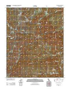 Glennville California Historical topographic map, 1:24000 scale, 7.5 X 7.5 Minute, Year 2012