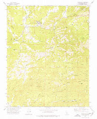 Glennville California Historical topographic map, 1:24000 scale, 7.5 X 7.5 Minute, Year 1972
