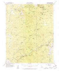 Glennville California Historical topographic map, 1:62500 scale, 15 X 15 Minute, Year 1956