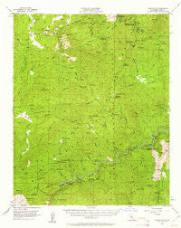 Glennville California Historical topographic map, 1:62500 scale, 15 X 15 Minute, Year 1956