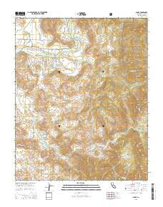 Globe California Current topographic map, 1:24000 scale, 7.5 X 7.5 Minute, Year 2015