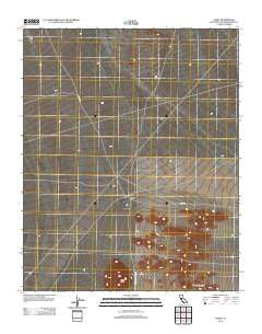Goffs California Historical topographic map, 1:24000 scale, 7.5 X 7.5 Minute, Year 2012