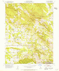 Gold Hill California Historical topographic map, 1:24000 scale, 7.5 X 7.5 Minute, Year 1954