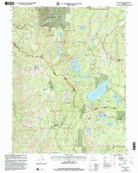 Gold Lake California Historical topographic map, 1:24000 scale, 7.5 X 7.5 Minute, Year 2000