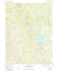 Gold Lake California Historical topographic map, 1:24000 scale, 7.5 X 7.5 Minute, Year 1981