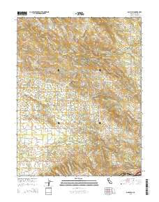 Gold Hill California Current topographic map, 1:24000 scale, 7.5 X 7.5 Minute, Year 2015