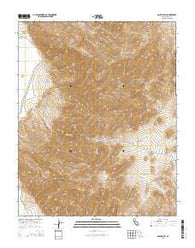 Gold Valley California Current topographic map, 1:24000 scale, 7.5 X 7.5 Minute, Year 2015