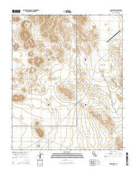 Goldstone California Current topographic map, 1:24000 scale, 7.5 X 7.5 Minute, Year 2015