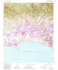 Goleta California Historical topographic map, 1:24000 scale, 7.5 X 7.5 Minute, Year 1950