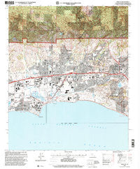 Goleta California Historical topographic map, 1:24000 scale, 7.5 X 7.5 Minute, Year 1995